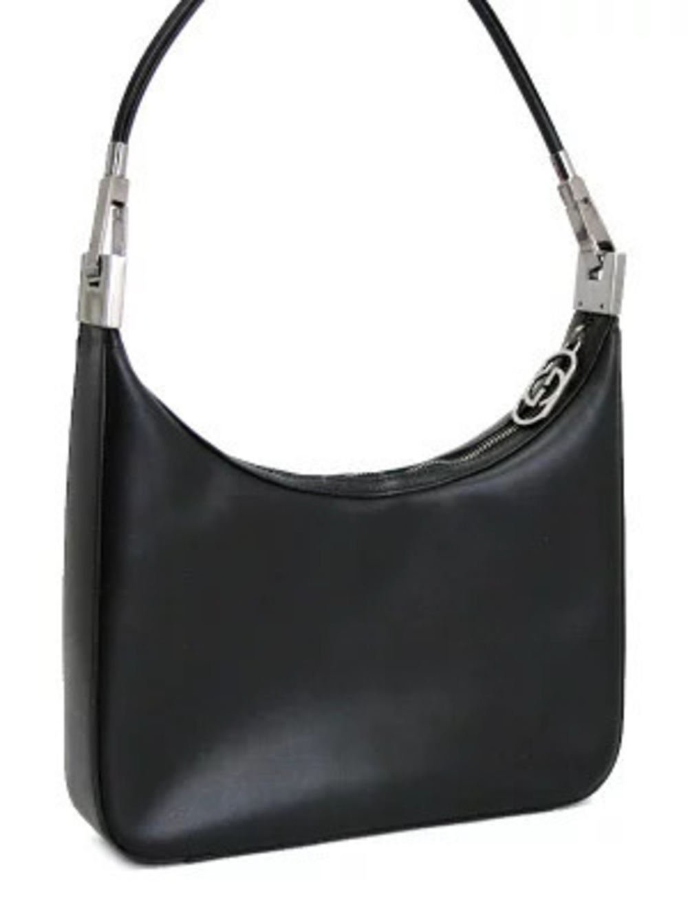 Gucci Bag Leather Hobo One Shoulder Black